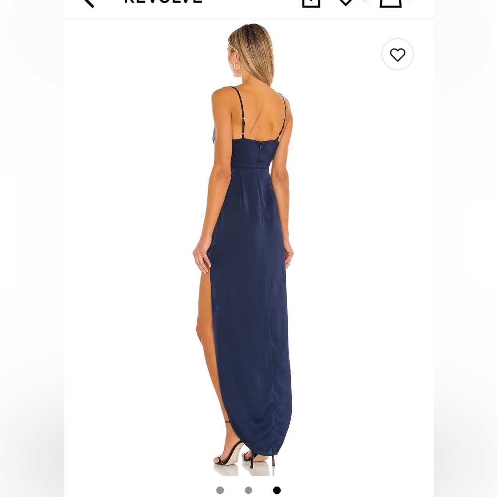 beautiful navy gown for sale never been worn called the shelby